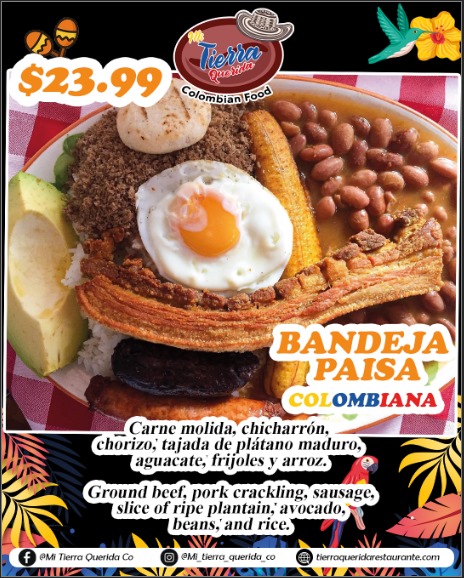 bandeja paisa        paisa tray